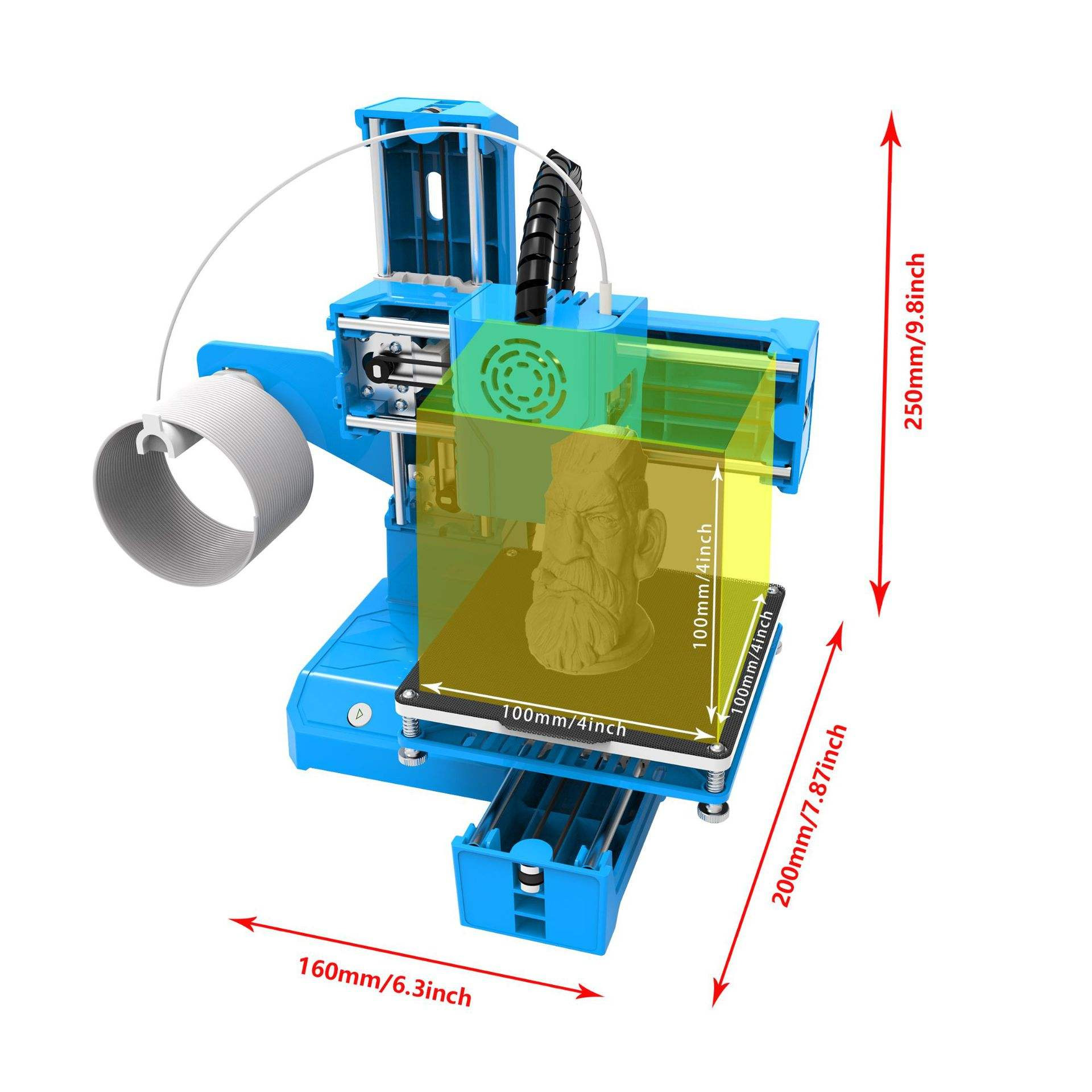 3D Printing Software - طابعة ثلاثية الأبعاد محمولة جديدة K9