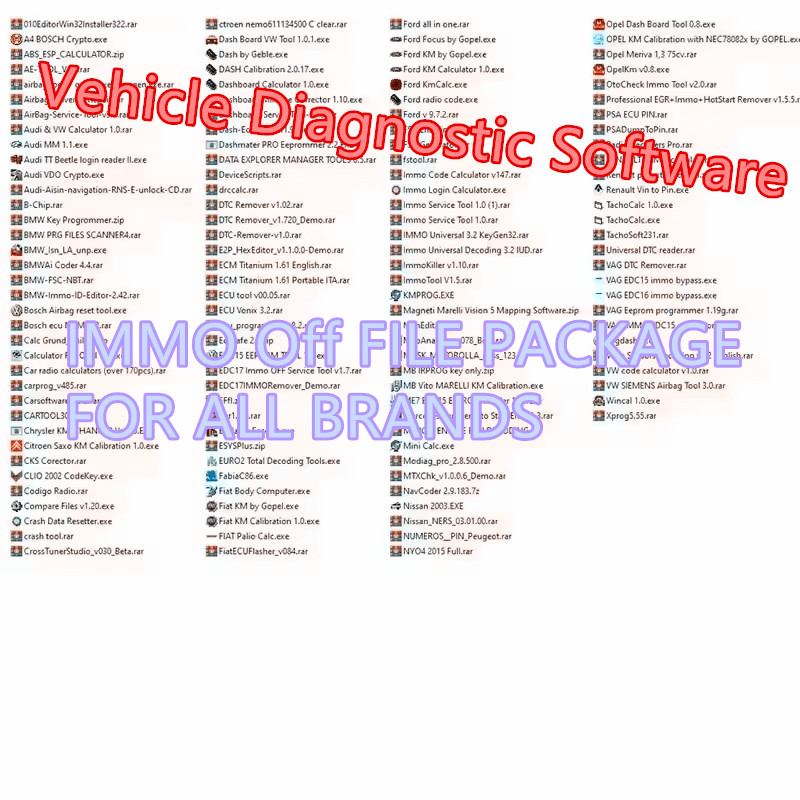 3D Printing Software - حزمة برنامج تشخيص المركبات 32 جيجابايت