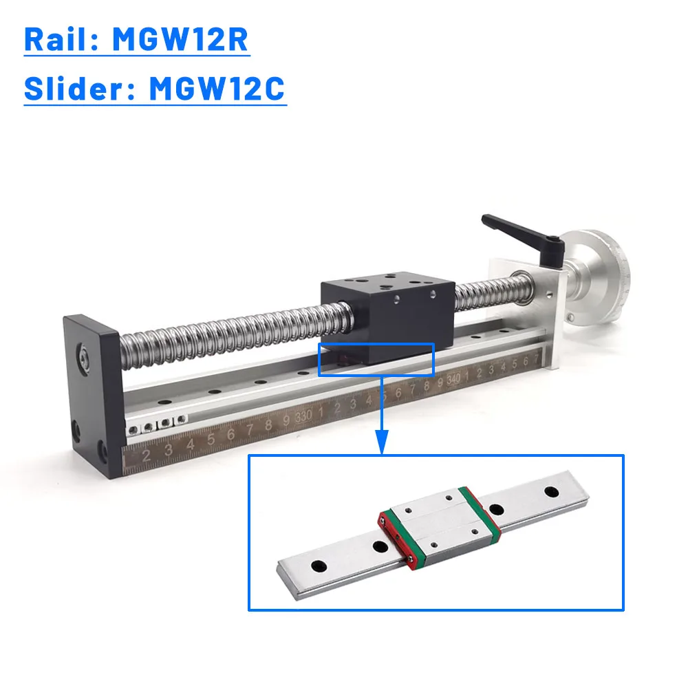 Linear Guide Rail - منصة انزلاقية حركية بمسافة فعالة 100-1000