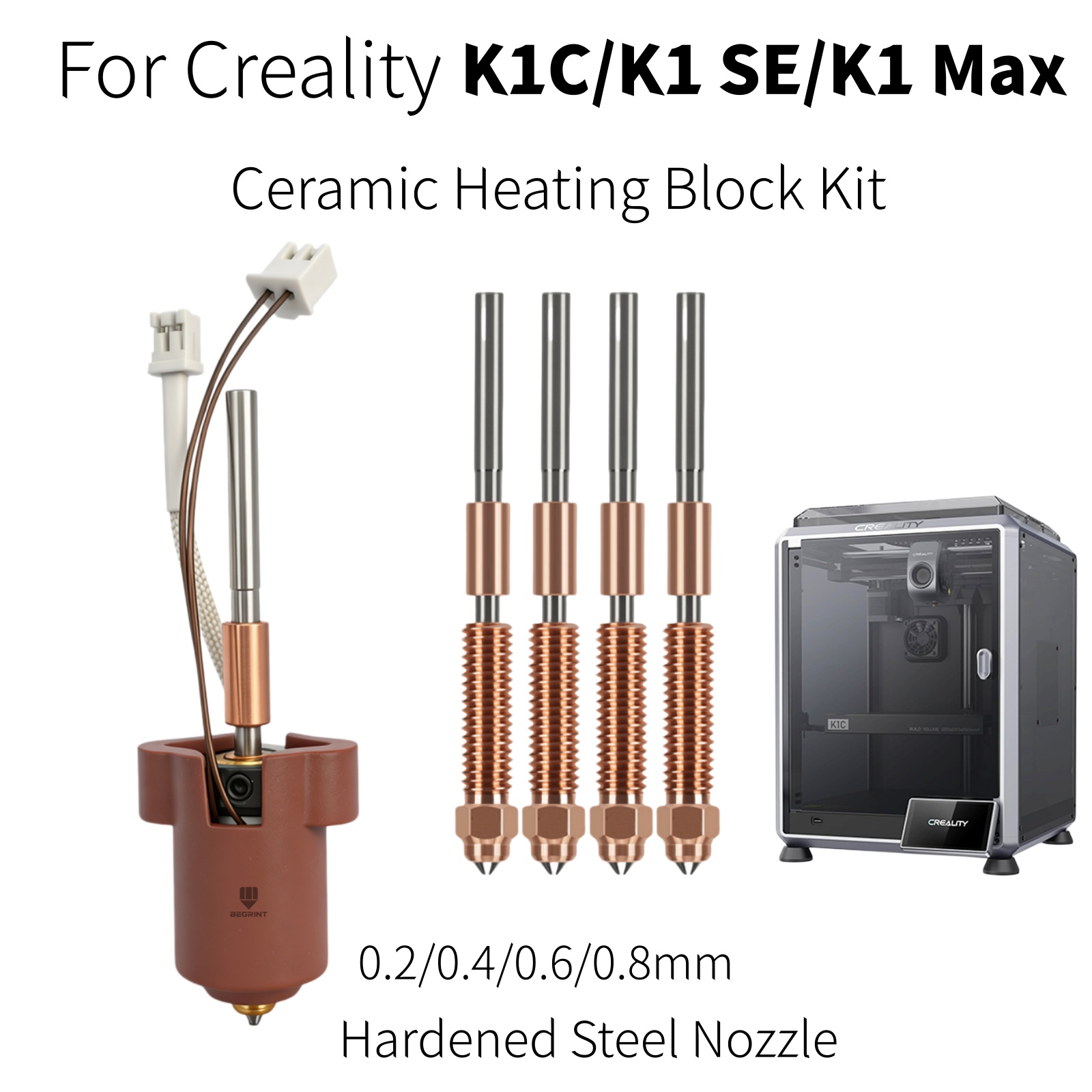 3D Printer Hotend Kit - قطع غيار لطابعة Creality K1C K1