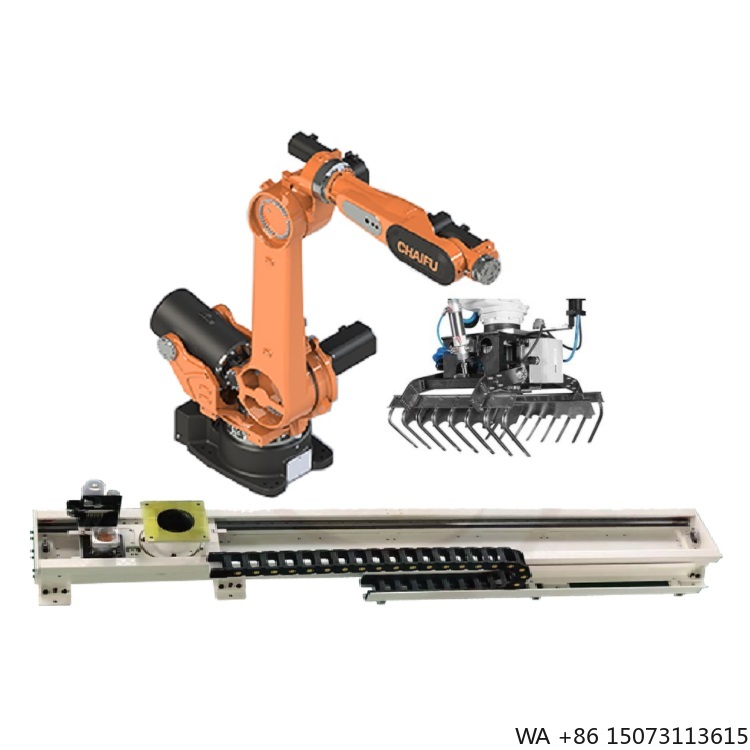 Linear Guide Rail - ذراع روبوتية صناعية سداسية المحاور مع