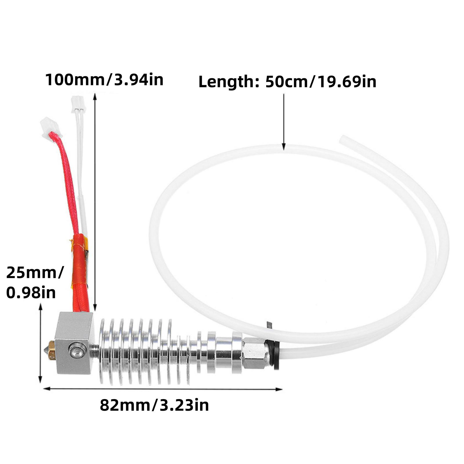 طقم رأس طباعة V5 J-Head معدني  - مراجعة 3D Printer Hotend Kit وسعره