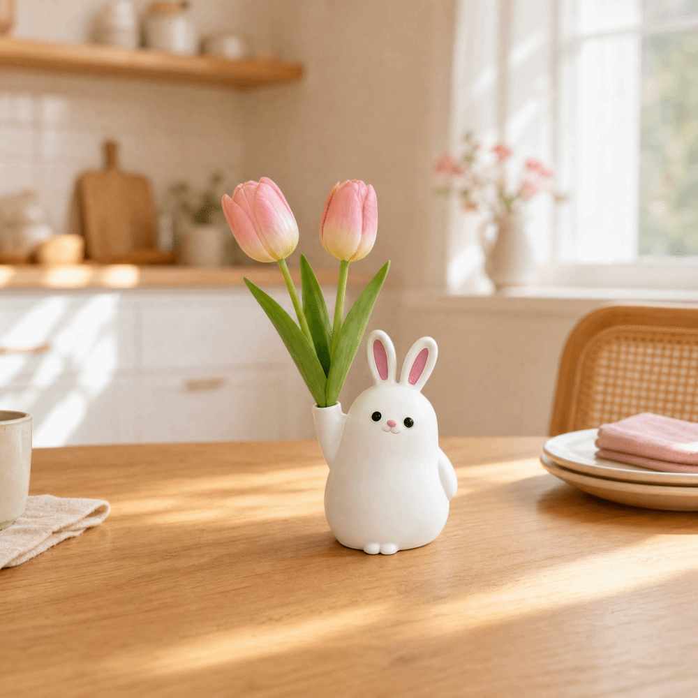 مزهرية بلاستيكية مبتكرة مطبوعة - مراجعة 3D Printing Rabbit وسعره