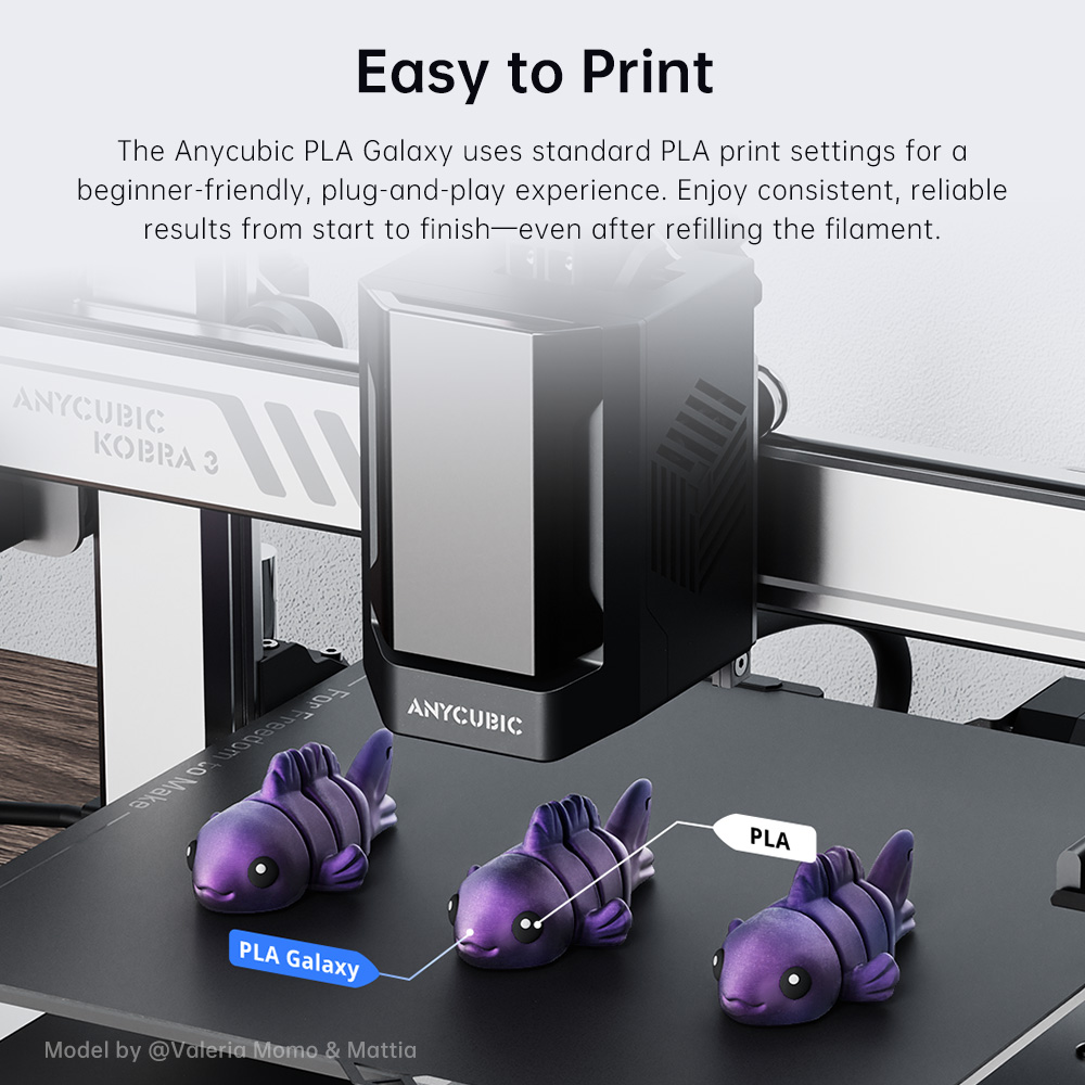ANYCUBIC PLA Galaxy Filament S - مراجعة 3D Printing Fdm وسعره