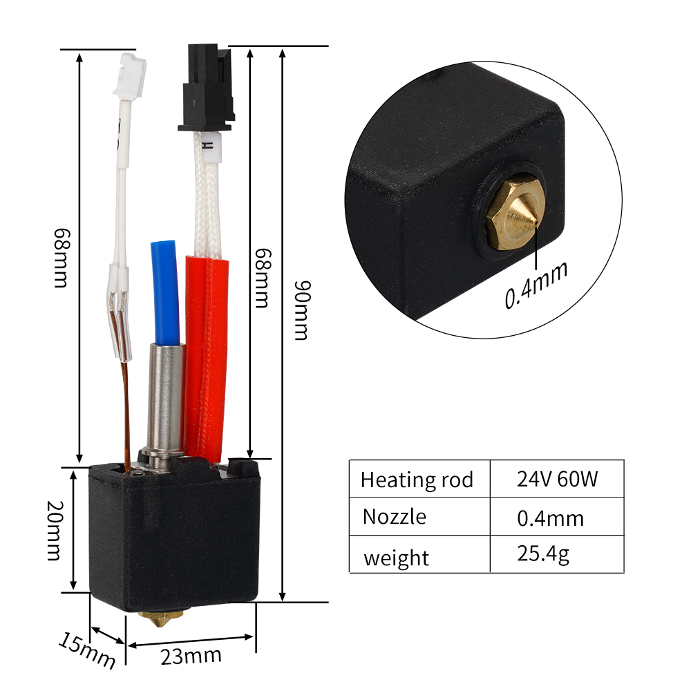 ل Anycubic Kobra 2 Hotend Anyc - مراجعة 3D Printer Hotend Kit وسعره