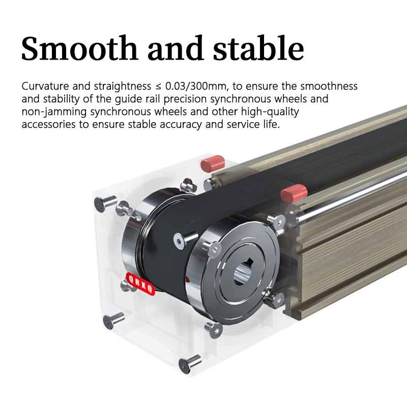 QRXQ RXP40 مع 100 واط محرك معز - مراجعة Linear Guide Rail وسعره