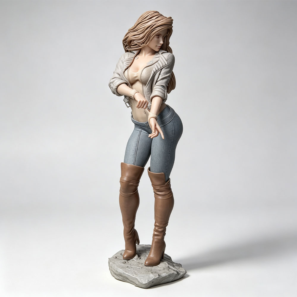 مجسم أنثوي واقعي وأنيق بمقياس  - مراجعة 3D Printing Article وسعره