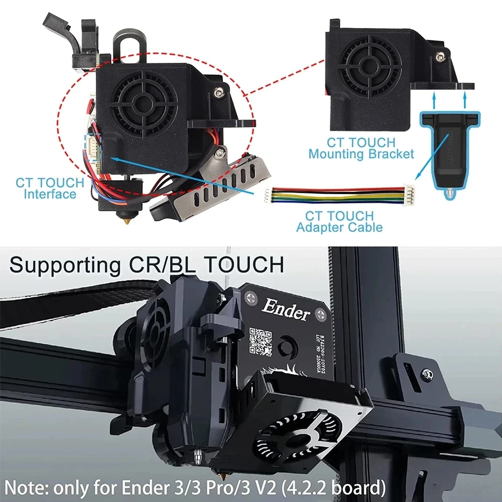 كرياليتي ترقية CR كابل اللمس م - مراجعة Probe Bltouch Leveling وسعره