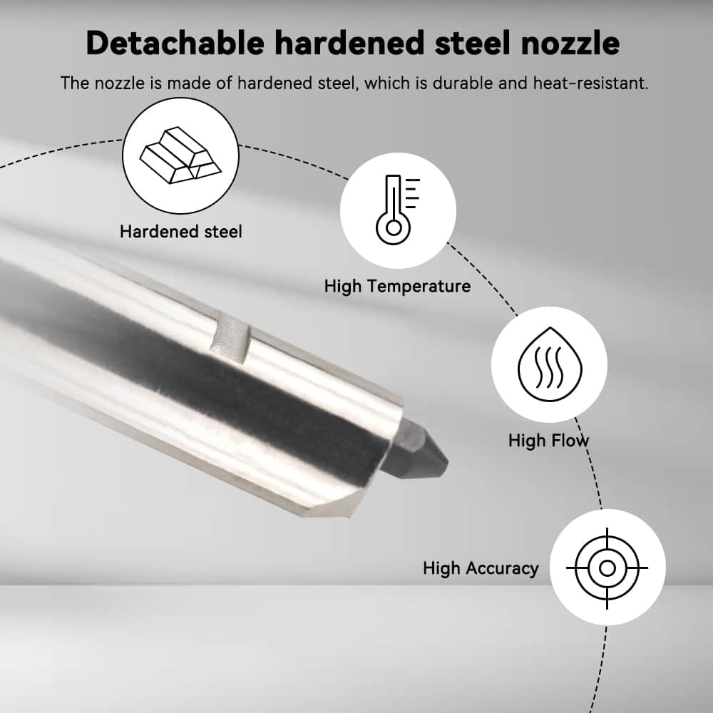 فوهة طباعة من الفولاذ المقوى م - مراجعة 3D Printing Steel وسعره