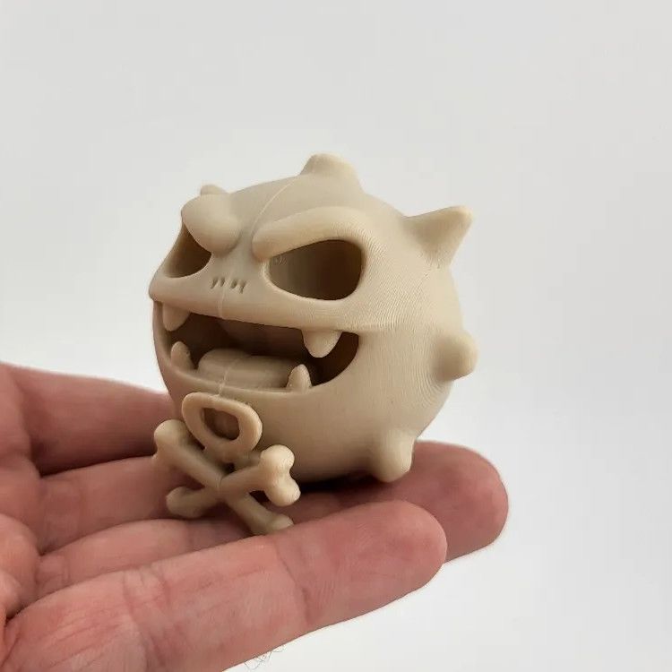 نموذج مجسم لعظام بوكيمون مطبوع - مراجعة 3D Printing Toys وسعره