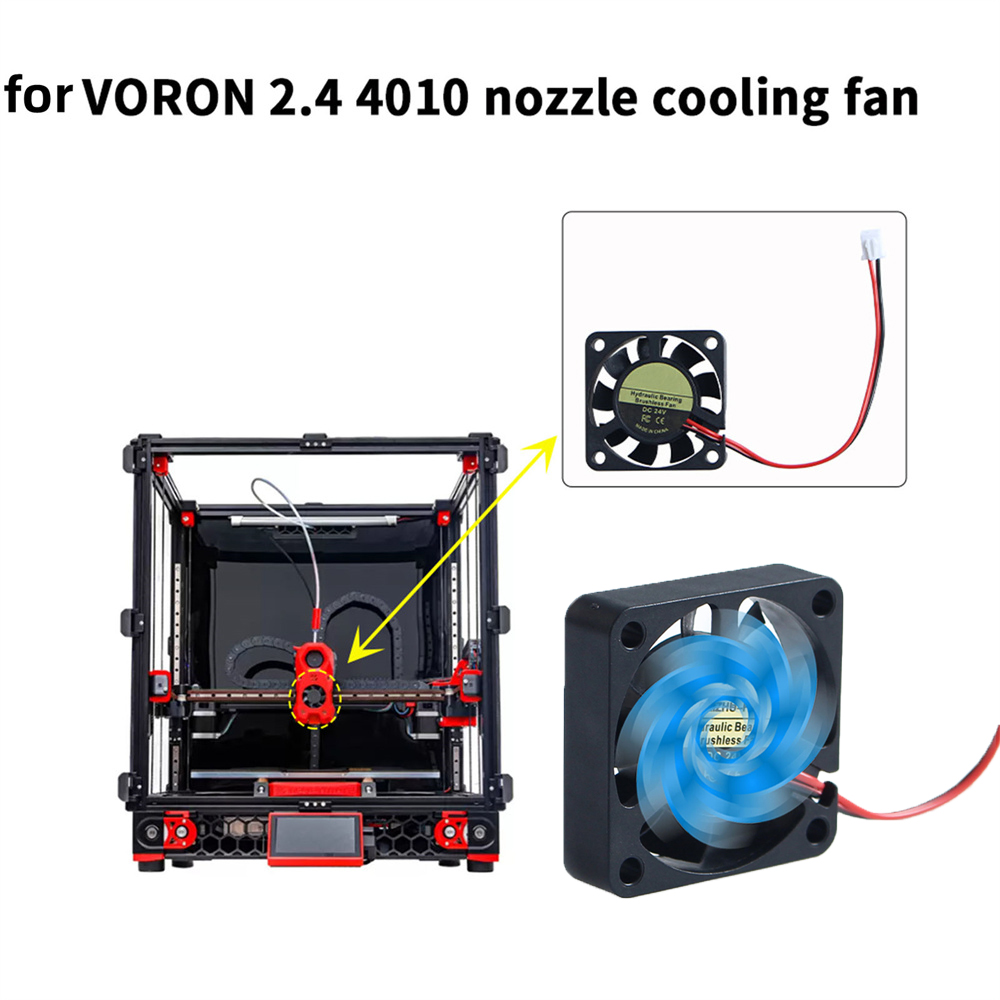 مروحة تبريد عادم هيدروليكية 40 - مراجعة Cooling Fan 40Mm 3D وسعره